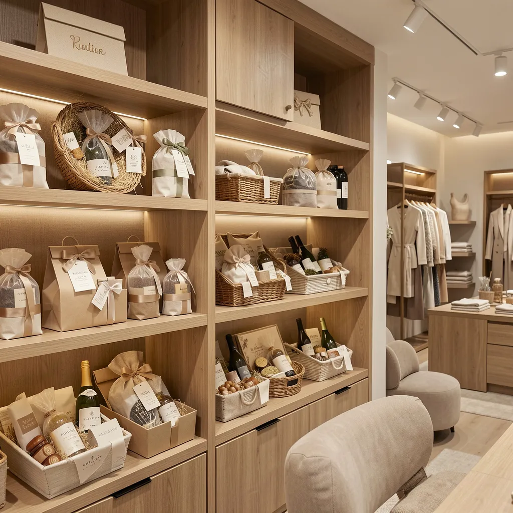 Artisan packaging and materials used in hampers