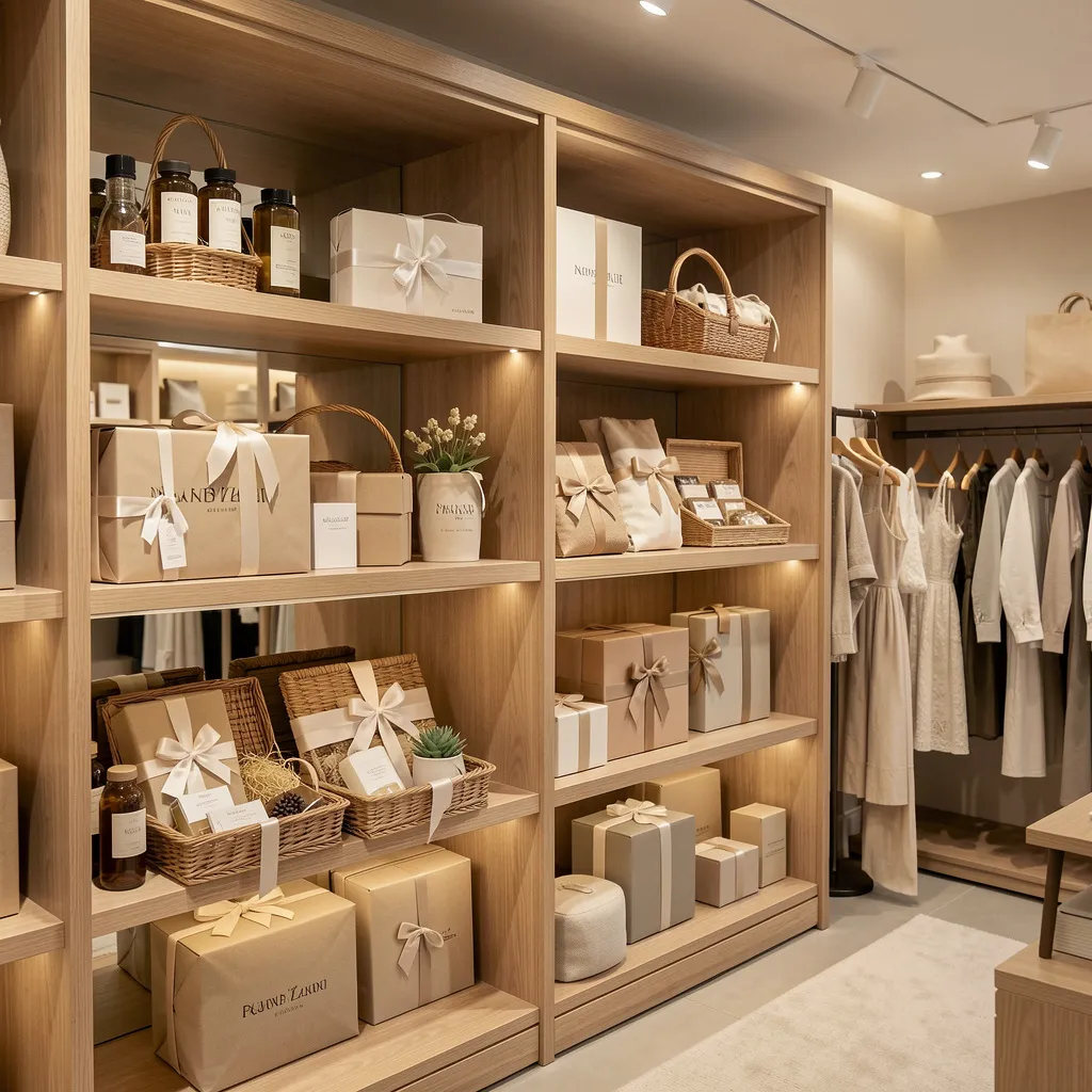 Elegant gift box with soft accents