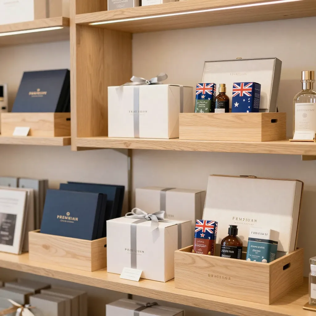 Personalised hamper with custom message tag