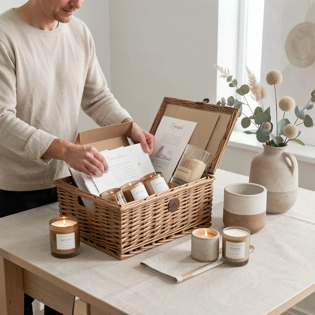 Home decor and linen non-food hamper