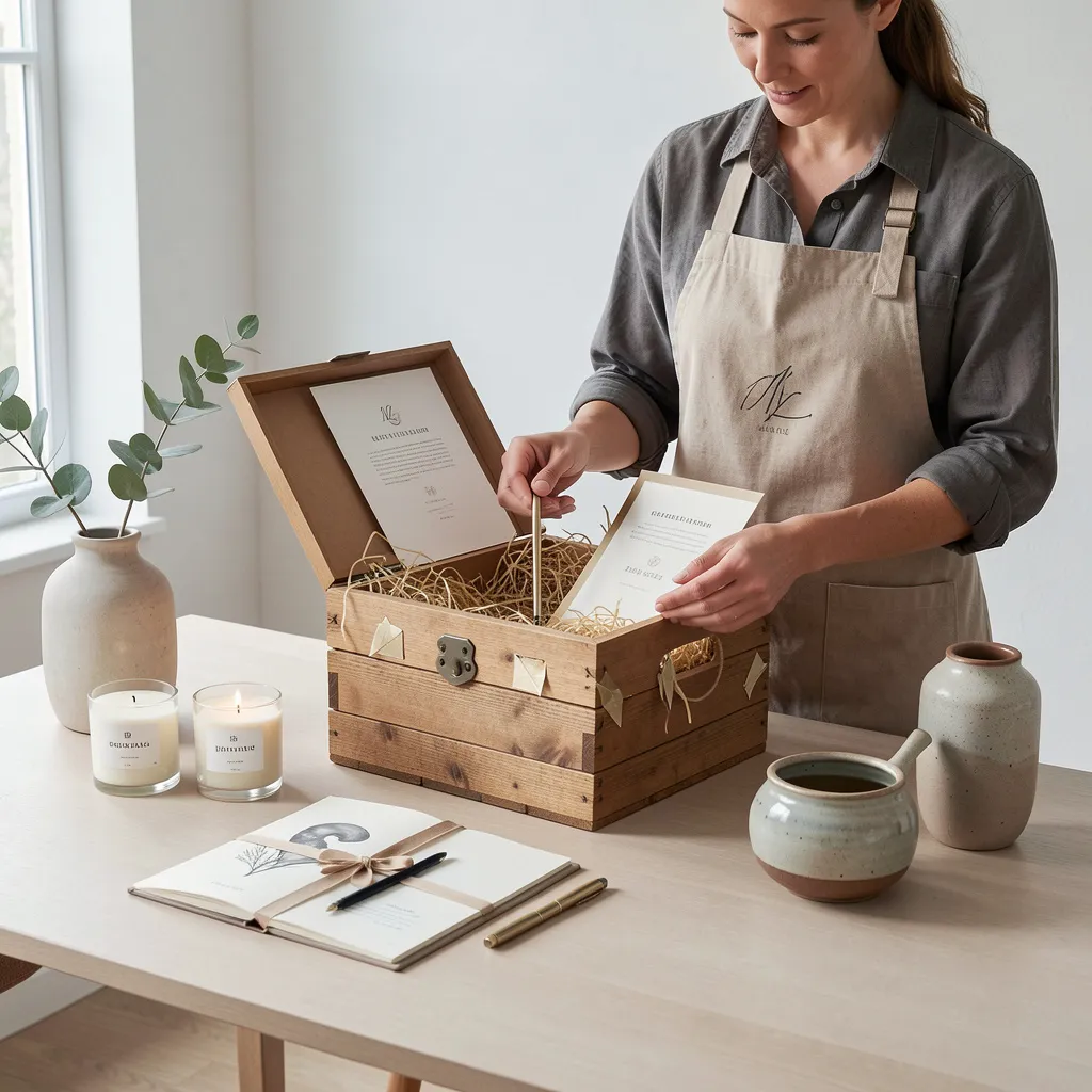 Ribbon and gift tag personalisation