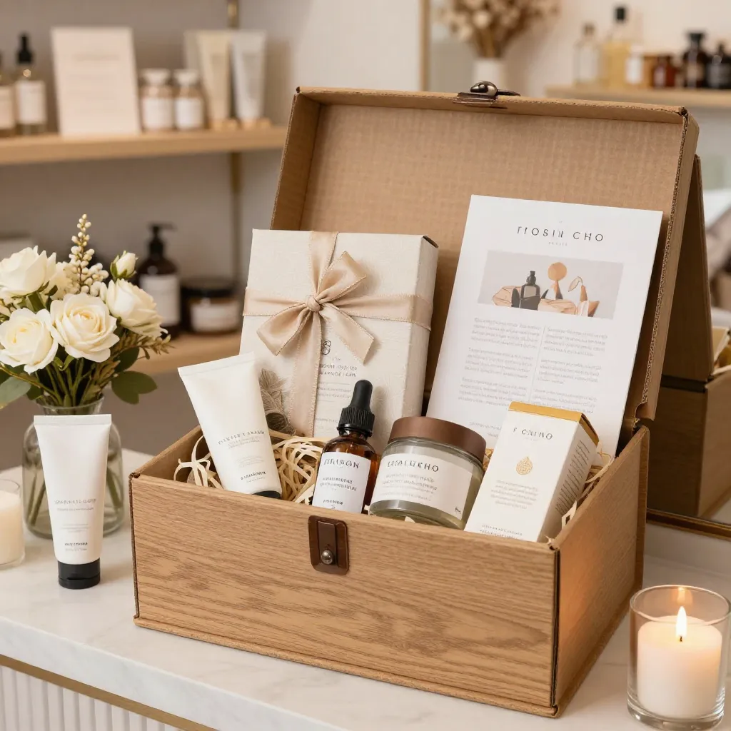 Seasonal hamper with natural packaging