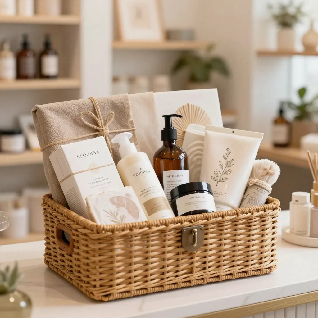 Packed hamper ready for shipping