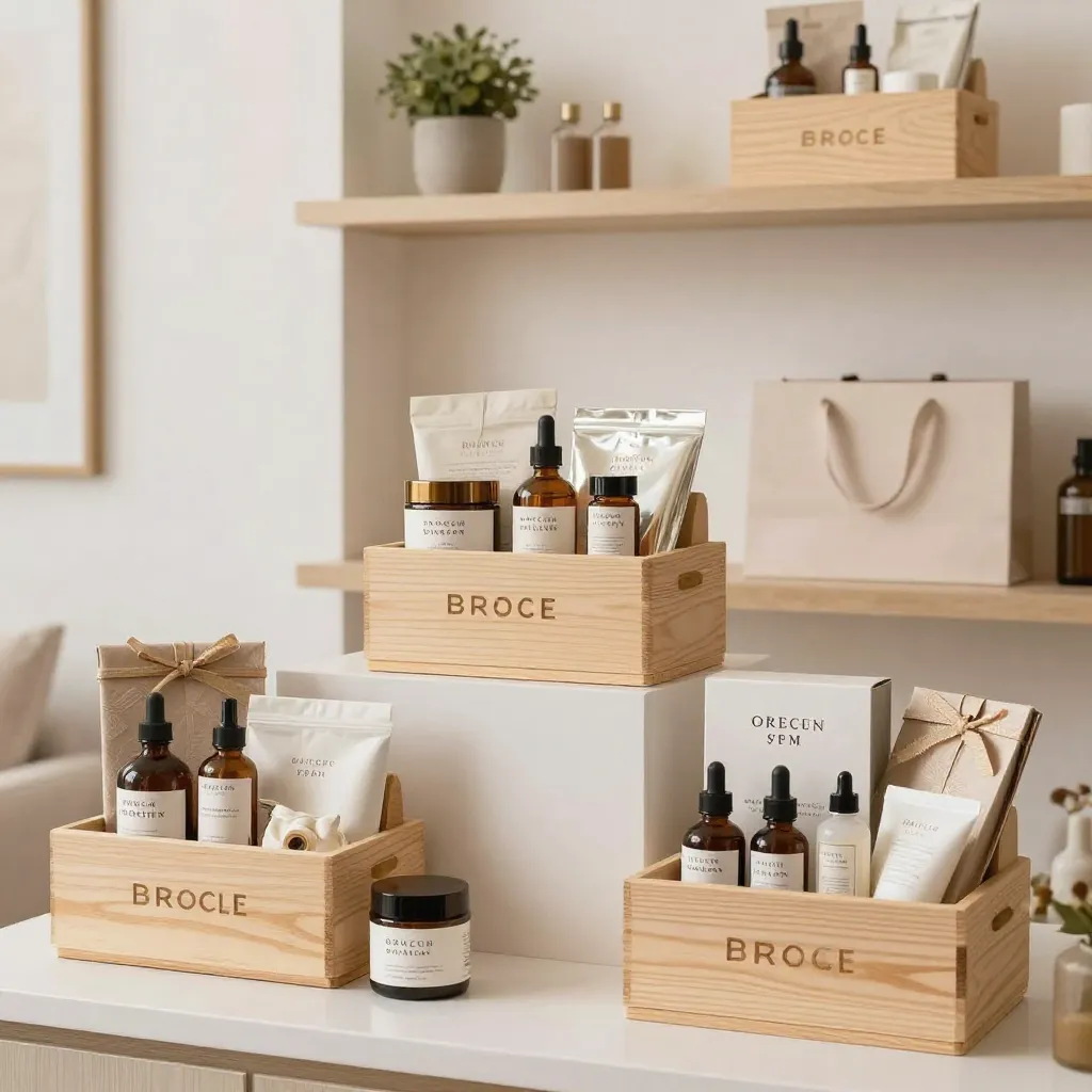 Curated gift hamper packaging and presentation